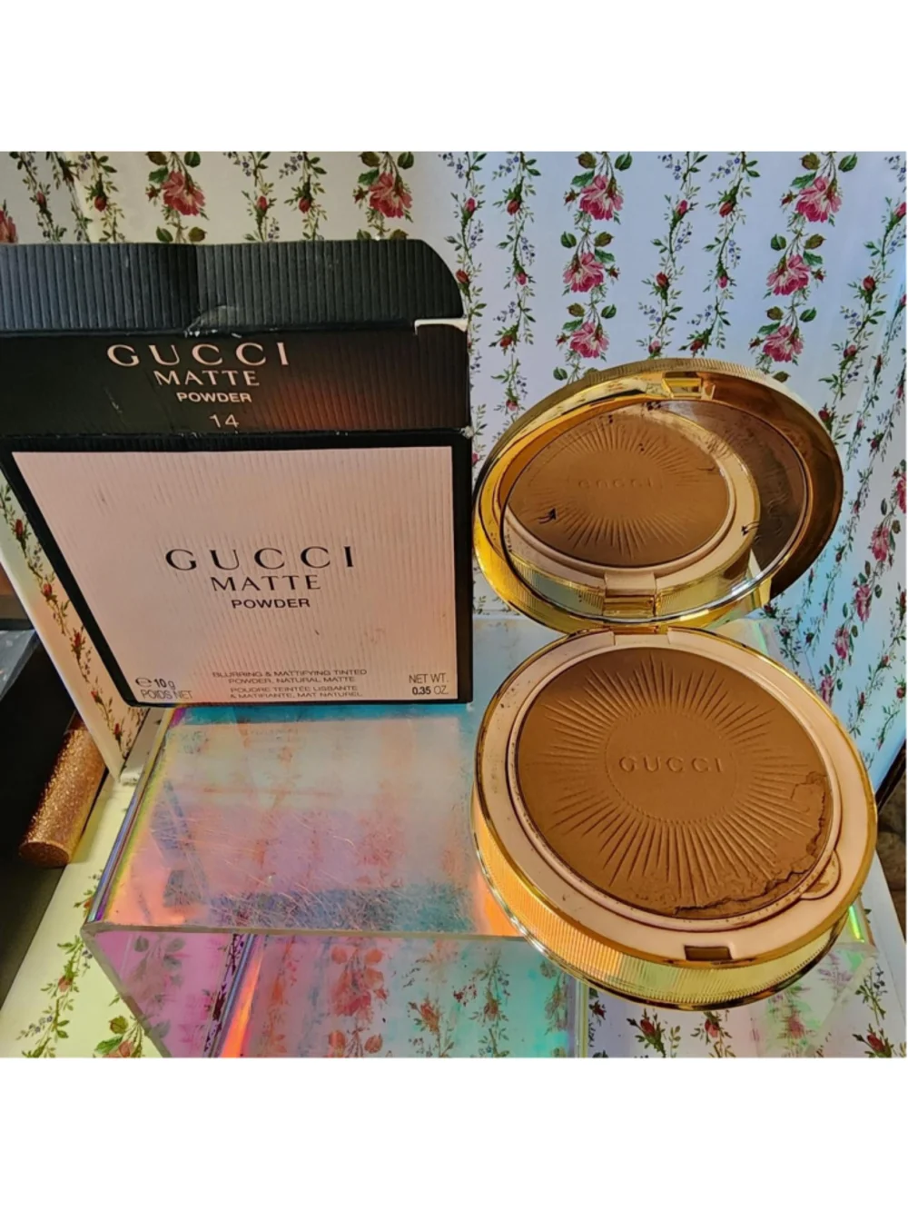 Gucci Matte Powder in shade 14 #gucci #matte